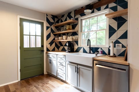 Loads of natural light in this bright, cheerful home.