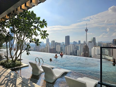 Rooftop pool