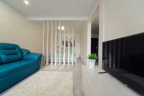 Basic Apartment | Living area | 42-inch flat-screen TV with cable channels