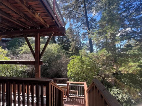 View from the walkway leading to the suite.