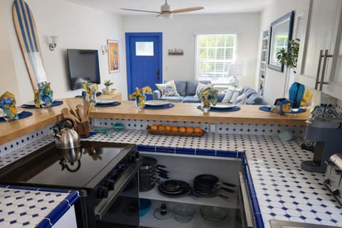 Fully stocked kitchen