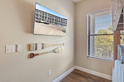 Every bedroom has a TV for everyone to get entertained while relaxing.