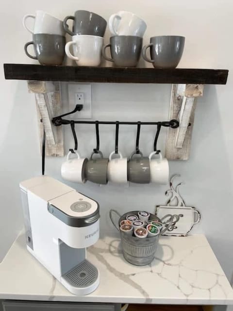 Coffee Bar in the kitchen.