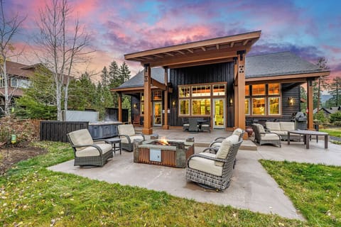 Elevate your lifestyle in this mountain retreat featuring expansive covered outdoor spaces.