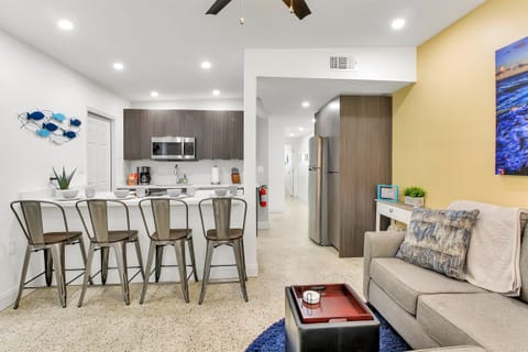 Open floor plan living room/kitchen area