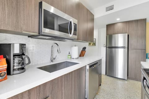 New stainless steel appliances