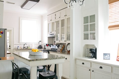 Plenty of room to spread out in this designer kitchen