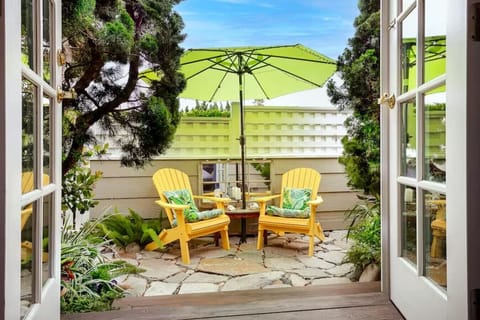 Private outdoor patio