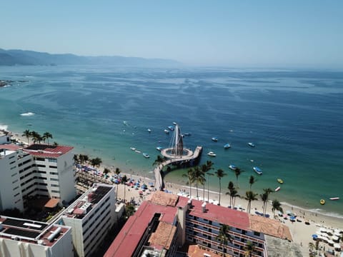 At only 1 block from Playa de Los Muertos Beach