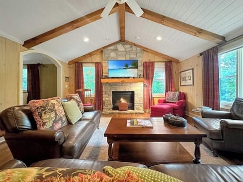Living Room with Gas Fireplace