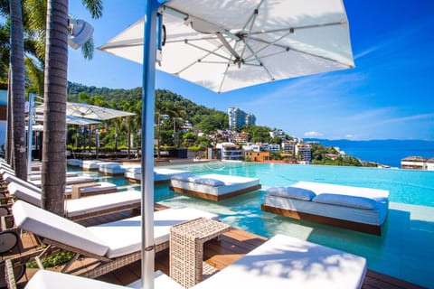 Soho PV boasts the area's most expansive rooftop pool, offering breathtaking vistas