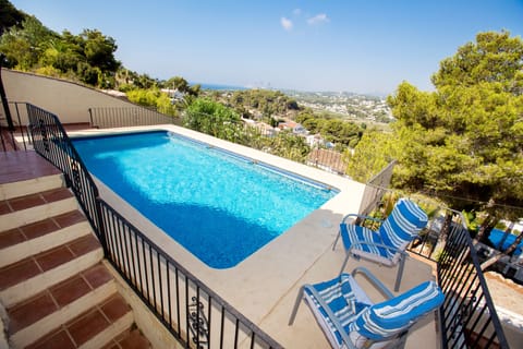 Pool is 4x8meters, 2m deep