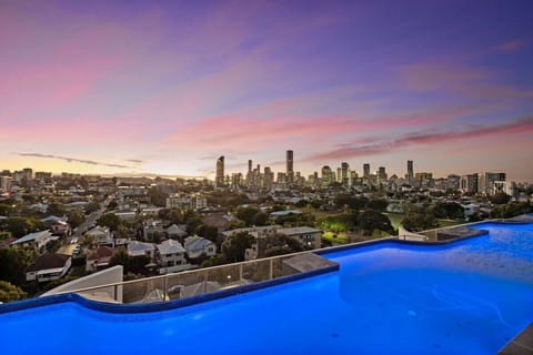 60-metre rooftop pool with city views.