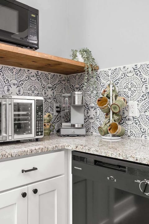 Enjoy a cozy coffee area, where you can savor the taste of freshly brewed coffee in a delightful corner.