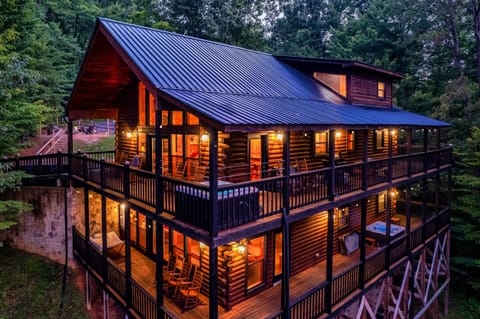 Welcome home to the spacious Flying Squirrel Mountain Retreat where comfort meets luxury.