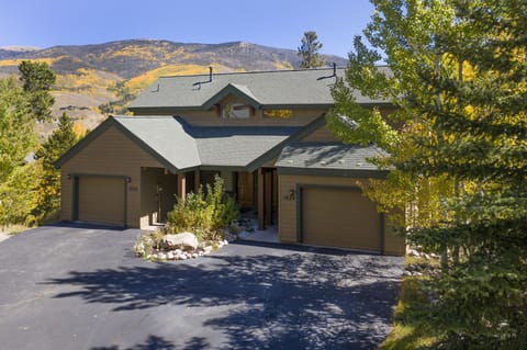 Exterior view of the front of the property.