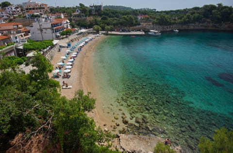 Beach nearby, white sand