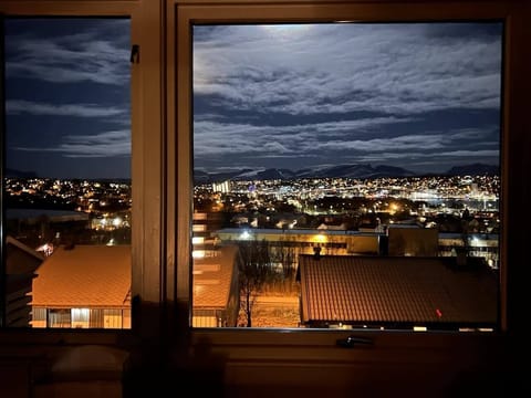 The view from bedroom 3 on the ground floor