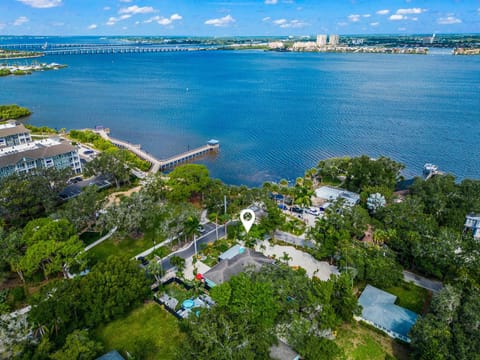 You can see the mile wide Manatee River from your villa.