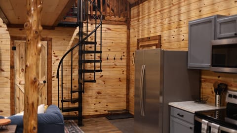 Staircase to loft 2nd level