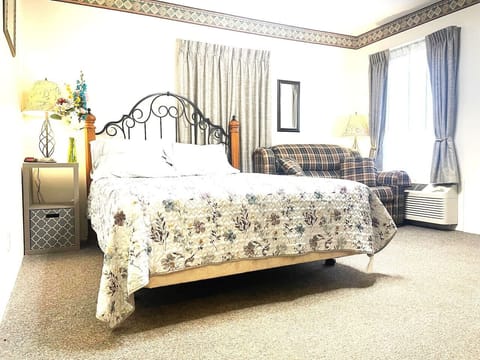 Queen Bed and Love Seat