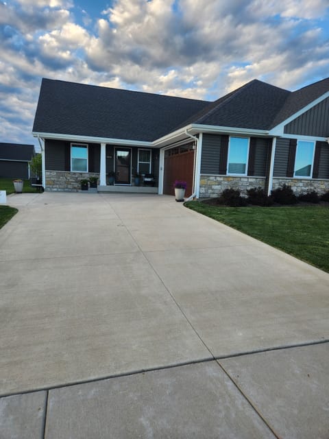 Front entrance, first condo on 3plex