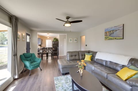 South Bend Vacation Rental | 3BR | 2BA | 1,568 Sq Ft | 2 Steps to Enter