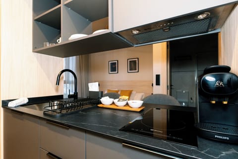 Junior Studio | Living area | 50-inch Smart TV with digital channels