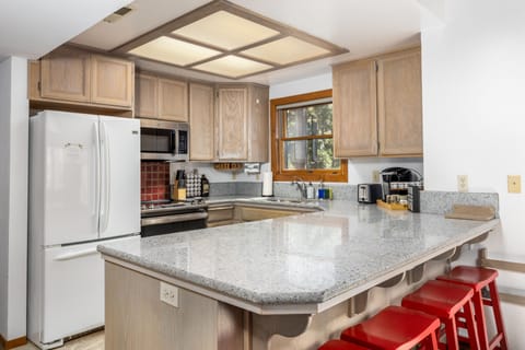 Fully stocked kitchen