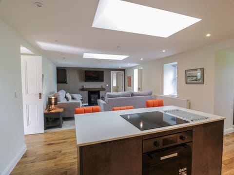 Fridge, dishwasher, electric kettle, toaster