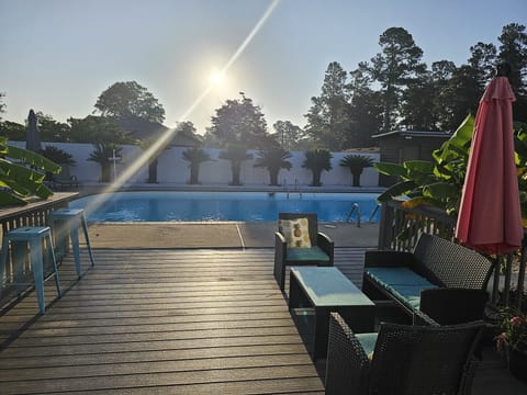 Early Morning Poolside