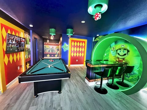 Welcome To Adventure Awaits 2!  Super Mario Theme Game Room #1