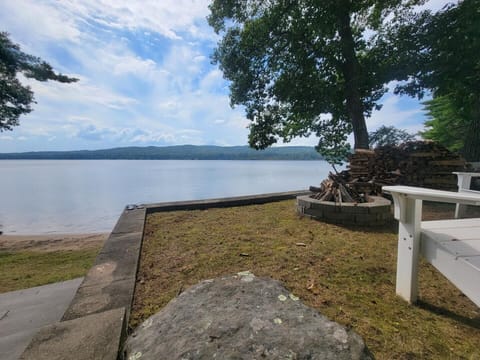 Beach and Fire pit area!