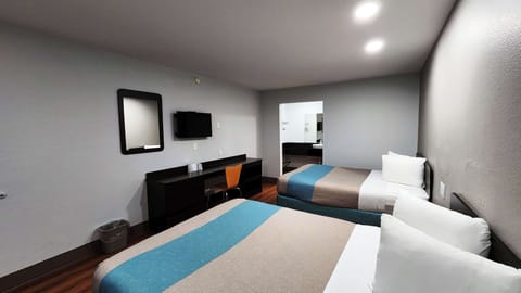 Desk, blackout drapes, iron/ironing board, free WiFi