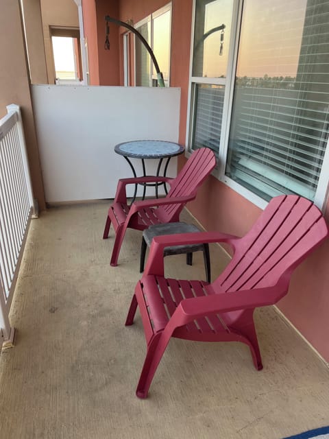 Private patio relaxing