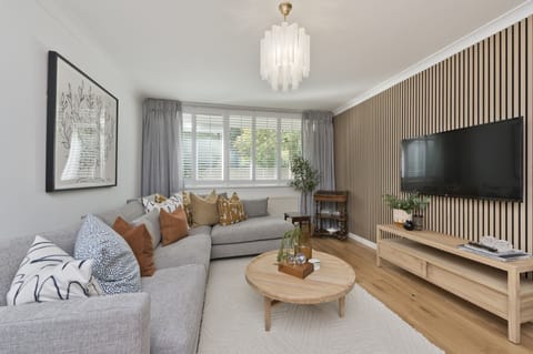 Apartment (2 Bedrooms) | Living area | 32-inch Smart TV with digital channels, TV