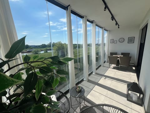 Luxury Apartment, 1 Bedroom, Non Smoking, River View | Terrace/patio