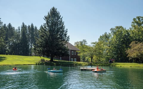 The Barn – Private Pond Retreat
Enjoy exclusive access to the pond for kayaking, paddle boating, swimming, and peaceful moments by the water. 🌊☀️