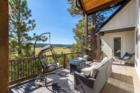 Deck with unmatched views of sleepy meadow