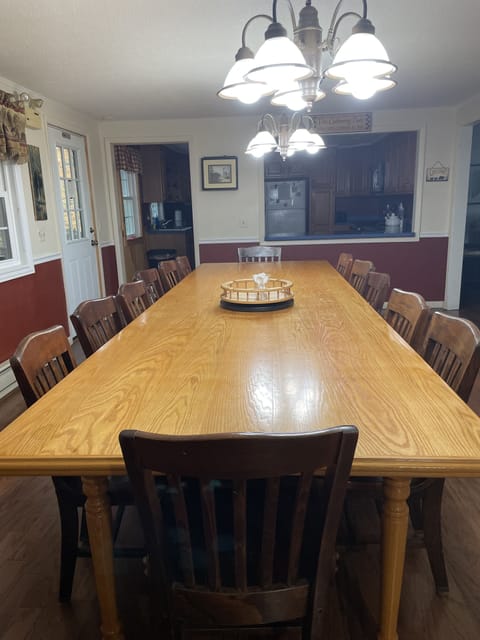 Large Farm Table (5’ x 14’) to fit everyone extremely comfortably !