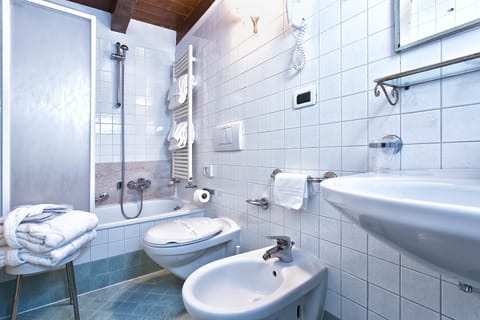 Free toiletries, hair dryer, bathrobes, slippers