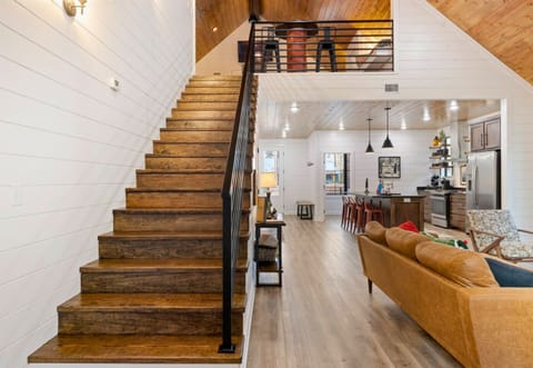 Explore the beautiful surroundings after a good night's sleep, and come back to unwind in this modern yet warm living space.