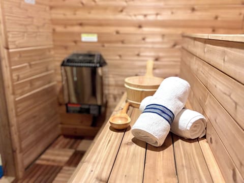 Gas sauna is a must, especially for your winter ski vacation.