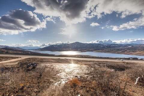 Jordanelle State Park can be seen from all three levels of the property