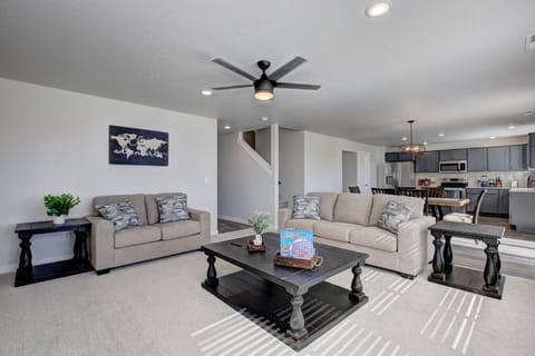 Radiant Living and kitchen