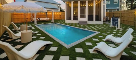 Twinkle lights and pool nights — unforgettable evenings await.