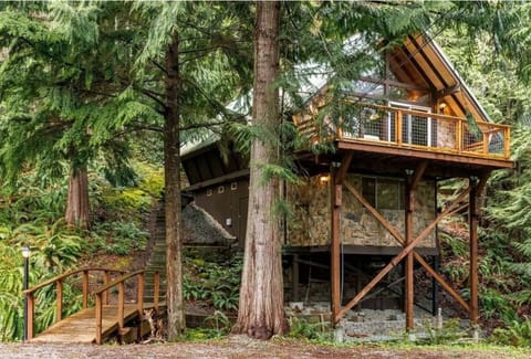 View of the majestic Alpine Chalet!