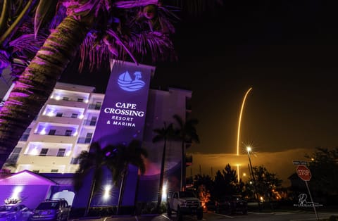 Front of property - evening/night