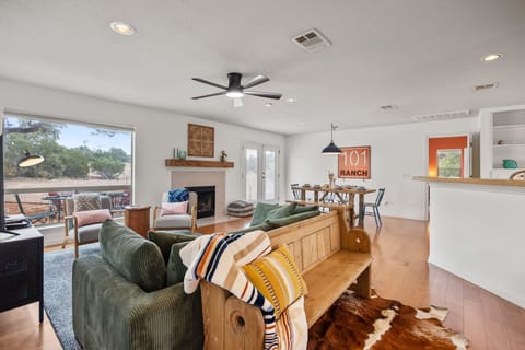 Great room with plenty of natural light