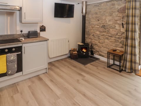 Fridge, dishwasher, electric kettle, toaster